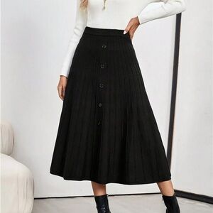 A-line Knitted Skirt